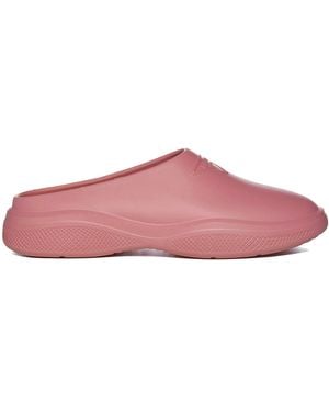 Prada Zachte Rubberen Muiltjes - Roze