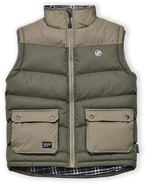 Seventyseven Seventyseven Dark & Trapper Gilet Cotton - Grey