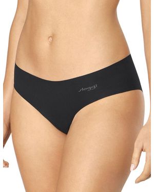 Sloggi Zero Cotton 2 Pack Hipster Brief - Black