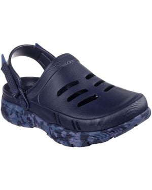 Skechers Ultra Plateau Slip On Trainers - Blue