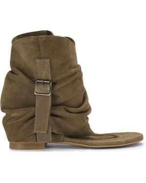 Steve Madden Suede Dorado Boots - Green