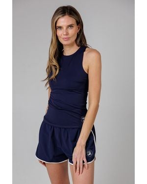 French Connection Fcuk Sports Racer Tank Top - Blue