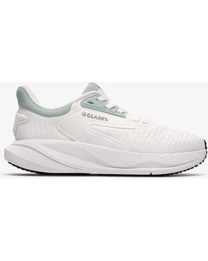 Clarks Pace Move Trainers - White
