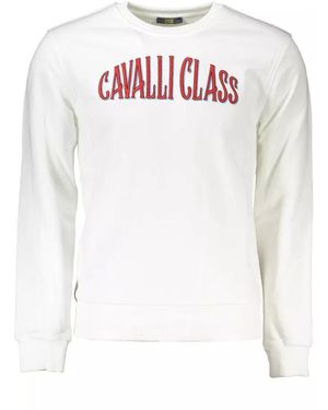 Roberto Cavalli Crew Neck Sweatshirt Long Sleeve - Pink