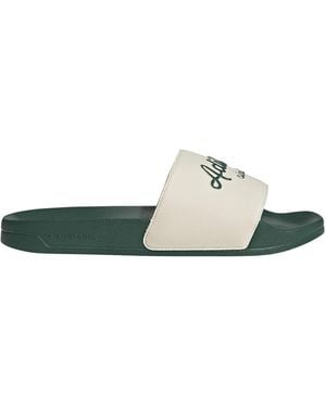 adidas Adilette Slides Open Toe Sandals - Green
