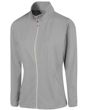 Island Green Ladies Essential Golf Jacket - Grey