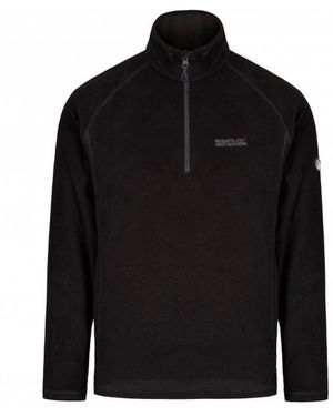 Regatta Great Outdoors Montes Funnel Neck Fleece Jumper - Black