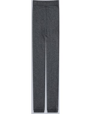 Mountain Warehouse Leggings Fleece Lined Warm Cosy Lounging Bottoms - Grey