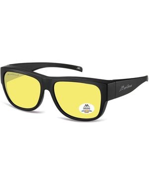 Montana Square Fit Over Matte Polarized Fo10 - Black