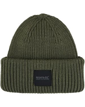 Regatta Adult Connora Fisherman Christian Lacroix Knitted Beanie (Dark) - Green