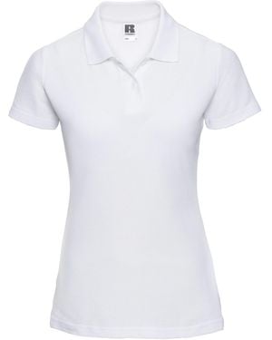 Russell Ladies Classic Polycotton Polo Shirt - White