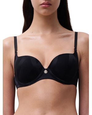 Chantelle Glaze Covering T-Shirt Bra - Black