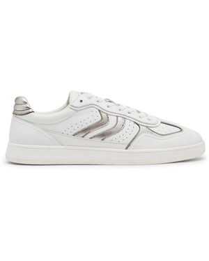 Steve Madden Leather Claymorre 077 Trainers - White