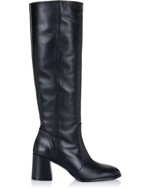 Stuart Weitzman Laars - Zwart