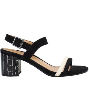 Vionic Paula Heeled Sandals Leather - Black