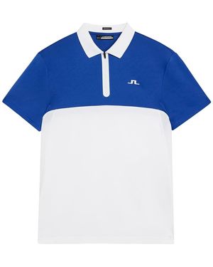J.Lindeberg J Kohen Polo Short Sleeve Regular Fit Shirt - Blue