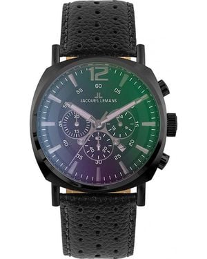Jacques Lemans 1-1645N Lugano Watch - Black