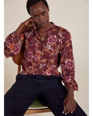 Baukjen Suzanne Blouse With Lenzing Ecovero - Red