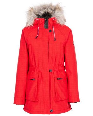 Trespass Ladies Caption Waterproof Parka - Red