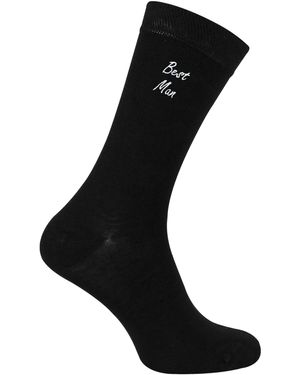 Sock Snob Wedding Socks For Groom Groomsman Best Father Of The And Bride - Black