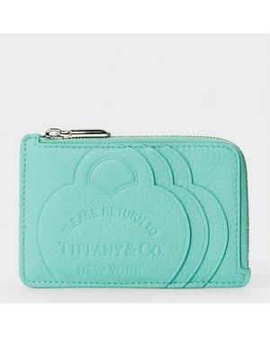 Tiffany & Co. Accessories Zip Card Case With Key Ring - Green