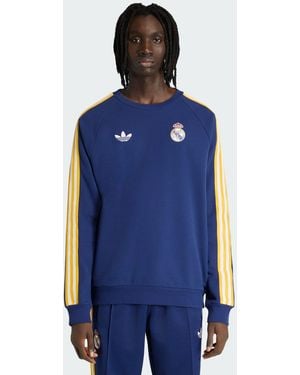 adidas Originals Real Madrid Originals Crew Sweatshirt - Blue