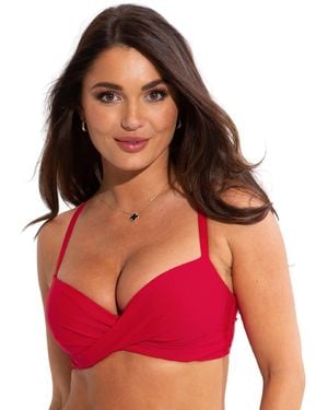 Pour Moi Free Spirit Lightly Padded Underwired Twist Front Bikini Top