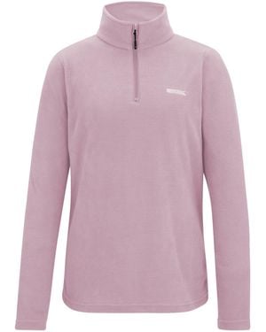 Regatta Ladies Sweetheart Quarter Zip Fleece Top (Powder Lilac) - Purple
