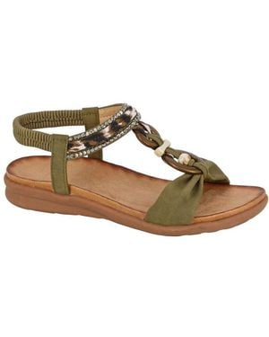 Cipriata Giovina Slingback Sandals - Black