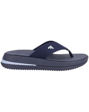 Fitflop Surff Tweekleurige Teenslippers (middernacht Marine) - Blauw