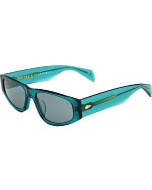 Rag & Bone Rnb1047-G-S-Zi9-55 Rnb1047 G S 55 Zi9 Sunglasses - Blue