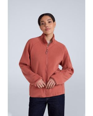 Mountain Warehouse 'Stockholm' Fleece Jacket Full Zip Warm Cosy Jumper - Red