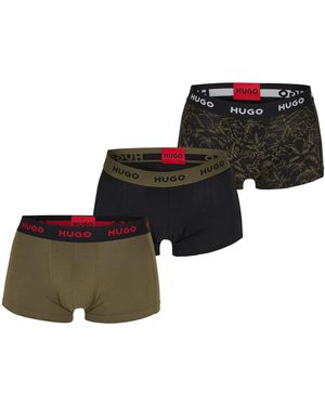 HUGO 3 Pack Trunks - Green