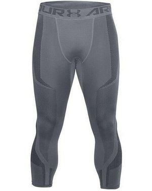 Under Armour Stretch Seamless Mesh Panel Croppped Leggings 1306391 513 - Grey