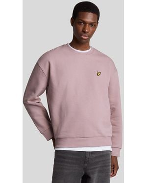 Lyle and scott pink sweatshirt hotsell