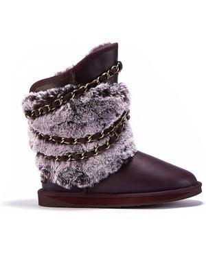 Australia Luxe Atilla Short Prince Ankle Boots - Brown