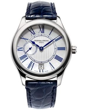 Frederique Constant Frédérique Watch Fc-318Mpwn3B6 Leather (Archived) - Grey