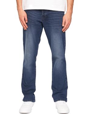 Crosshatch Princed Denim Jeans (Dark Wash) - Blue