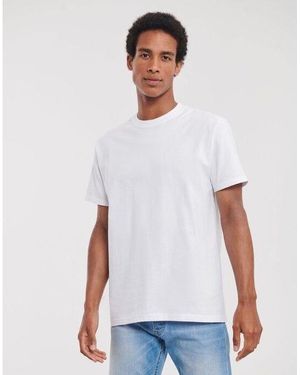 Russell Classic Heavyweight T-Shirt (Convoy) - White