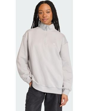 adidas Originals Essentials Half-Zip Sweatshirt - Grey
