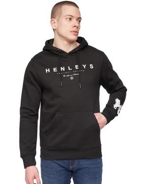 Henleys Hentyme Hoodie - Black