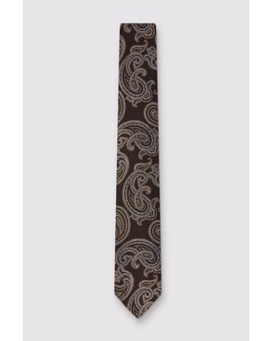 Ted Baker Paisley Tie - White