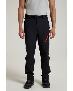 Mountain Warehouse 'Forest' Trekking Trousers Water Resistant Hiking Trousers Polyamide - Black