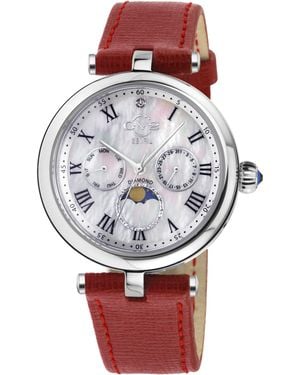 Gevril Gv2 Florence Swiss Quartz 12518.L Watch - Red