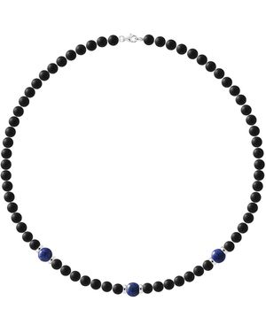 Rodney & Rolf Necklace Sterling 925 Leicester - Black