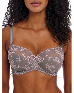 Freya Offbeat Decadence Side Support Bra - Brown