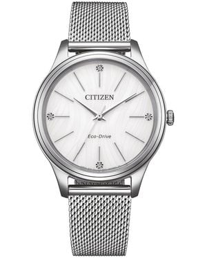 Citizen Watch Em1220-82A Stainless Steel - Metallic