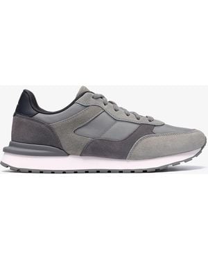 Clarks Franco Run Combi Trainers - Grey