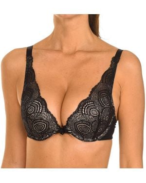 Wonderbra Push Up Gel-Air Bra - Black