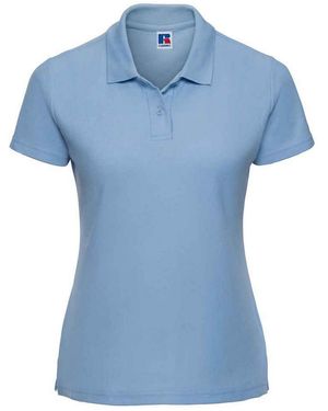 Russell Ladies Pique Polo Shirt (Sky) - Blue